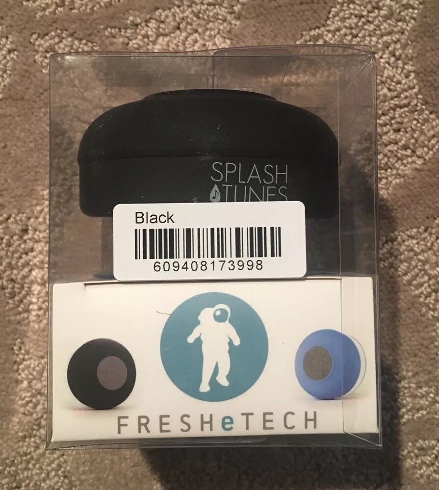 FRESHeTECH Splash Tunes Waterproof Bluetooth Shower Wireless Portable Speaker