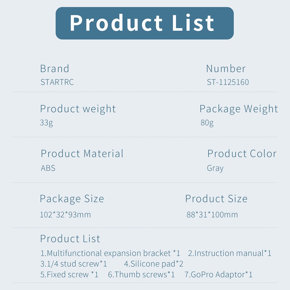 Multifunctional Expansion Bracket Fixed Bracket Drone Accessories for DJI Air 3