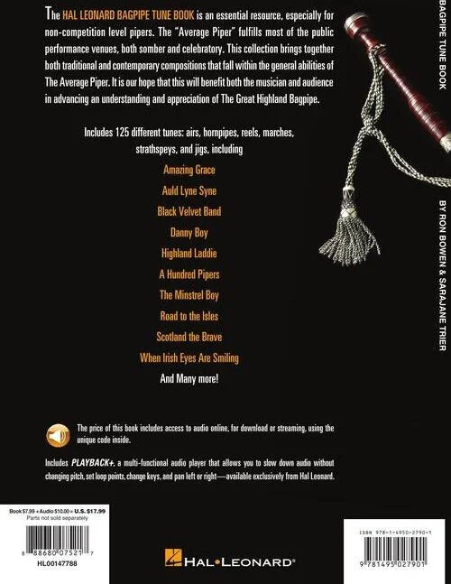 Hal Leonard Bagpipe Tune Book