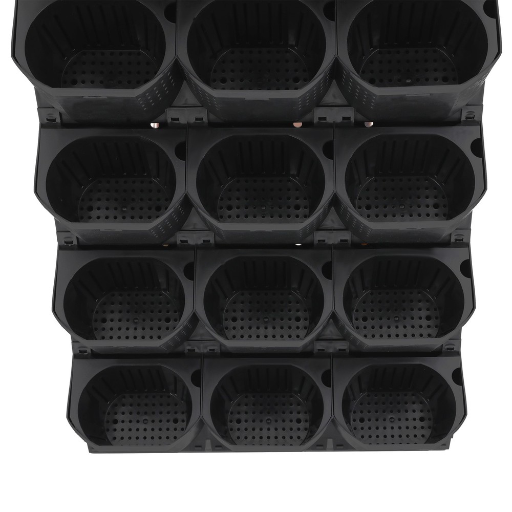 36-Pot Wall-Mounted Planter Set Vertical Garden Planter with Irrigation System