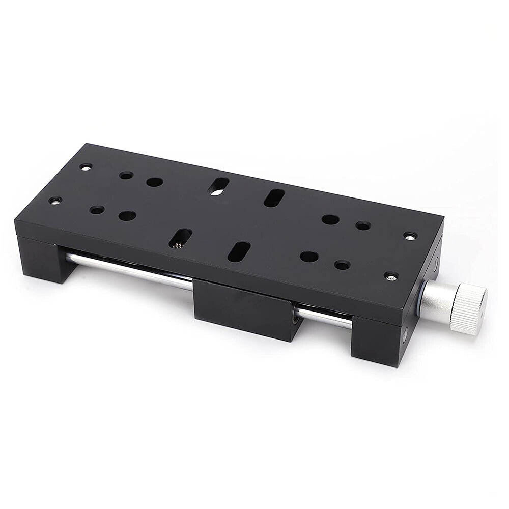 X-axis Slide Table Linear Adjustable Displacement Platform Manual Translation