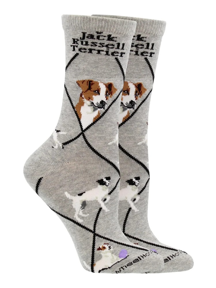 Jack Russell Dog Breed Novelty Socks