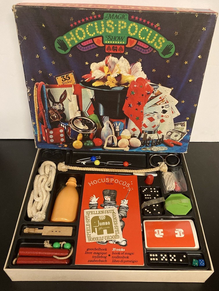 1970’s Jumbo #573 - Hocus Pocus Magic set - mostly complete -EX