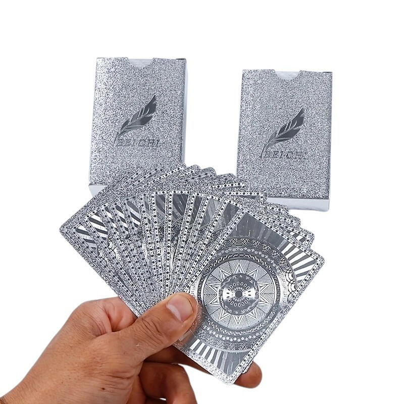 Waterproof Silvery Playing Cards - New