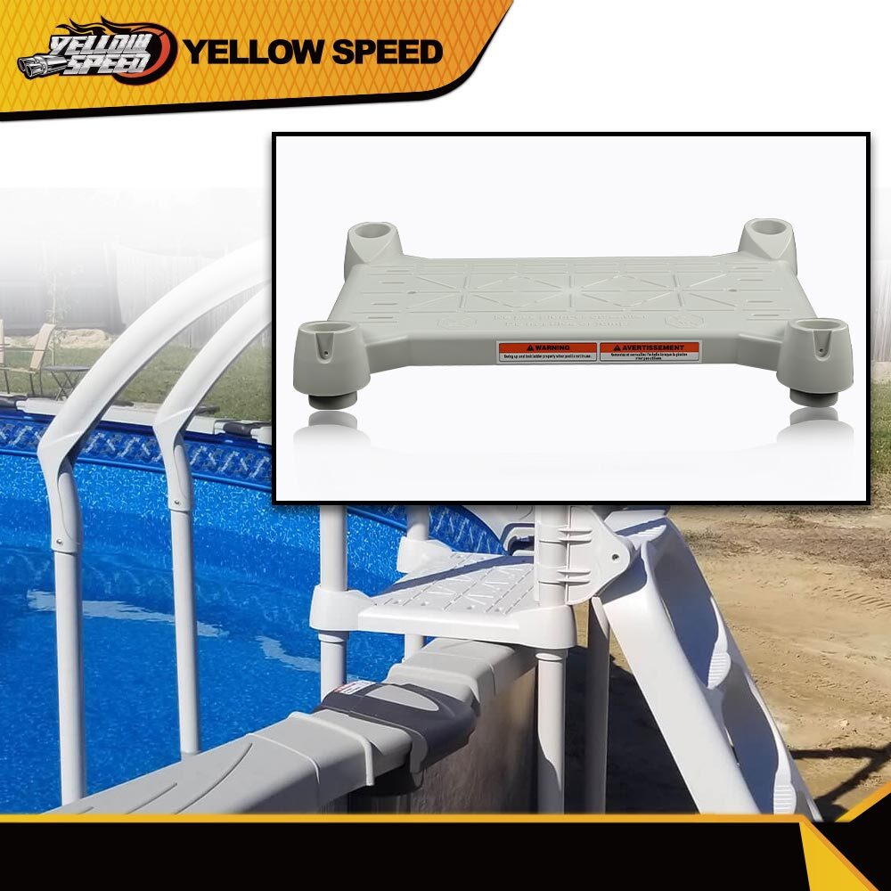 For Platform Above Ground Swimming Pool Step Grey NEW