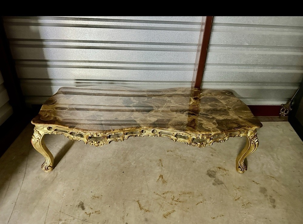 Gorgeous Onyx Coffee Table and 2 Side Tables