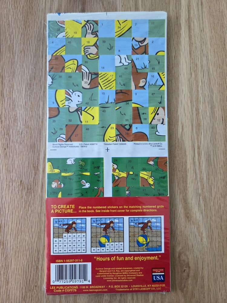 Curious George Adventures Funforms 20 Jumbled Picture Puzzles New
