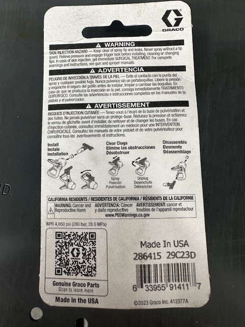 GRACO 286415 RAC 5 SwitchTip .415