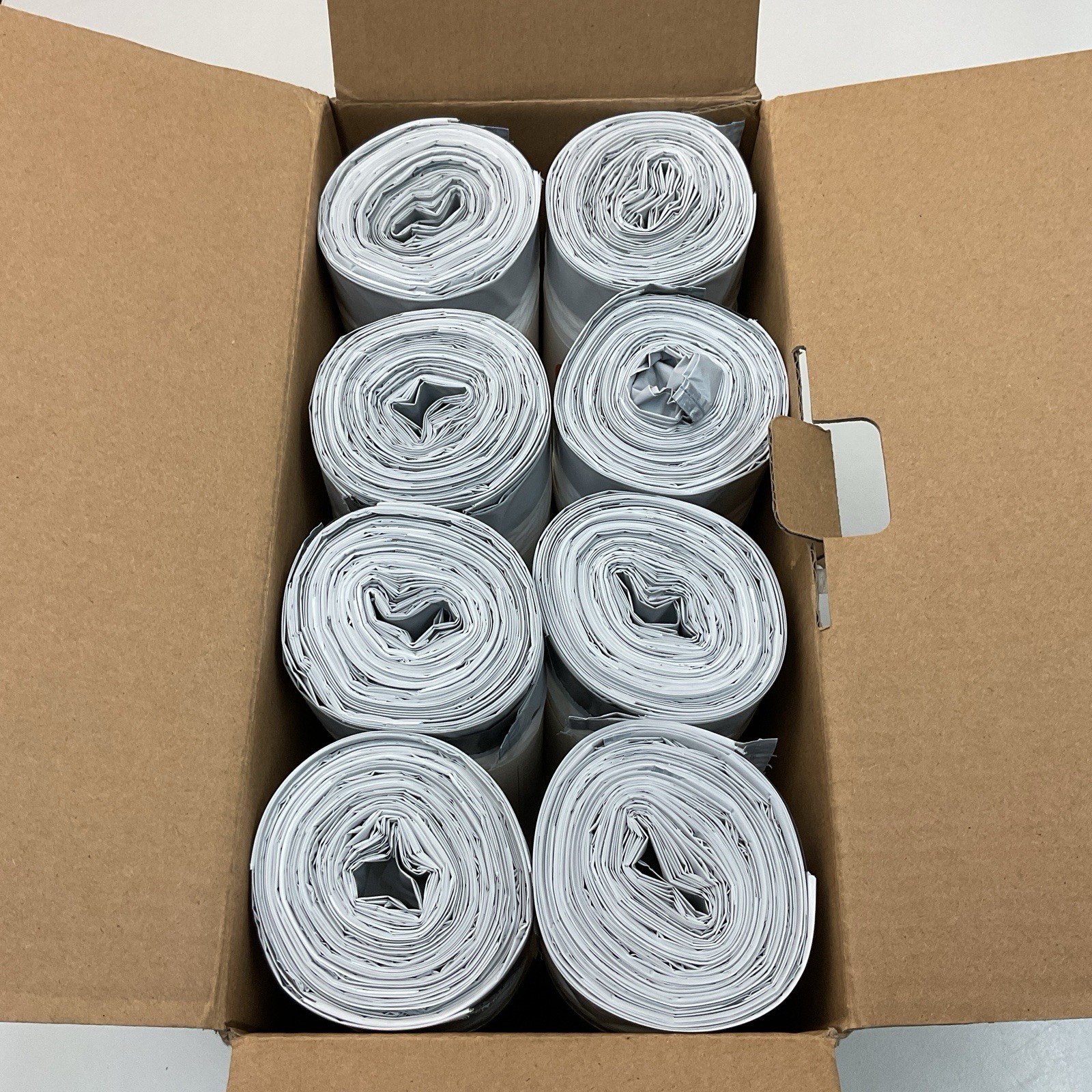 simplehuman Custom Fit Liners Trash Bags Size H, 30-35L - 8 PACK, 30 Liners/roll