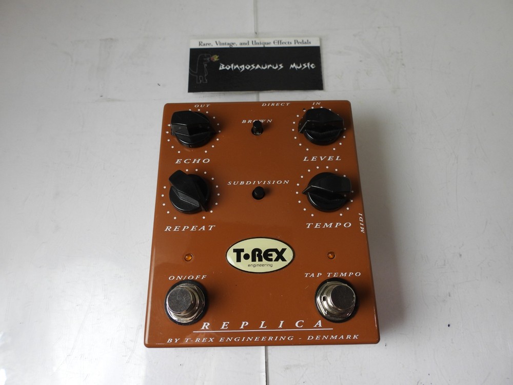 T. Rex Engineering Replica Echo Delay Effects Pedal Free USA Ship