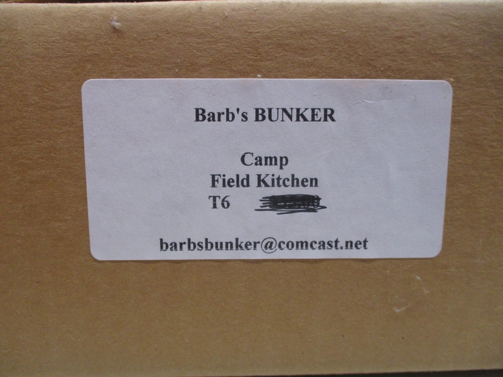 Barb's Bunker Camp Field Kitcher for Wargamers