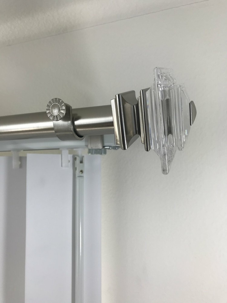 NoNo Bracket - No Drill Curtain Rod Bracket Attachment over Blinds