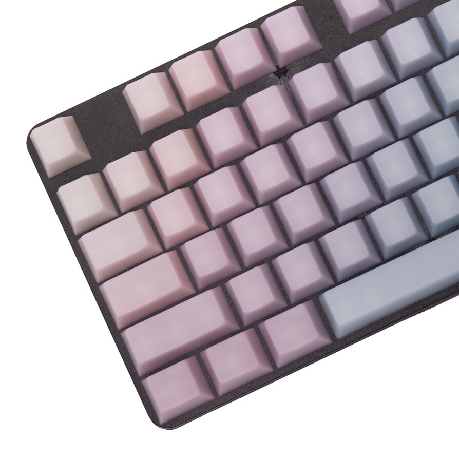 POM Jelly Aurora Keycaps with Side Legends (109 keycap set)