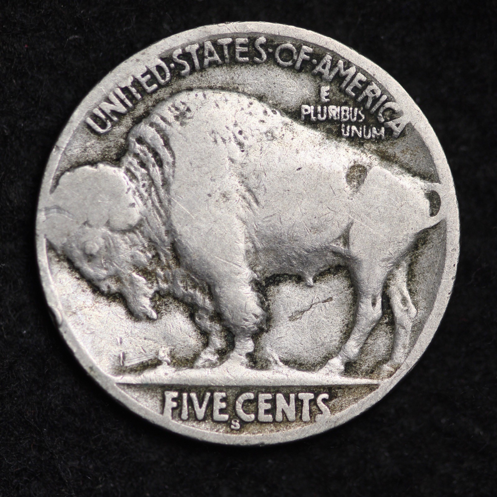 1917-S Buffalo Nickel G / VG FREE SHIPPING