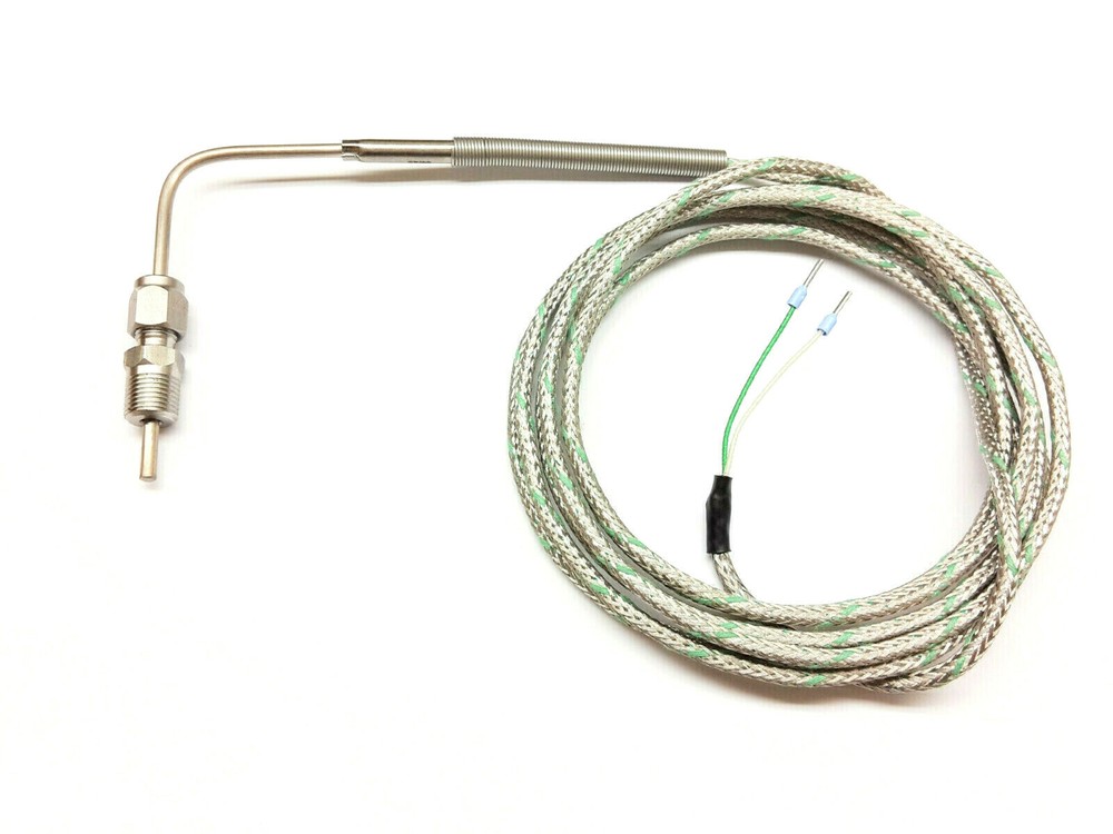 RSR Flue Gas Temperature Sensor Sensor 3mm x 2m 90° + Compression Fitting Display EGT