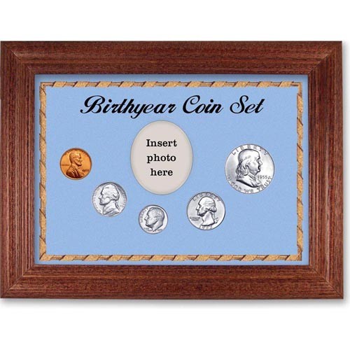 1955 Birthyear Coin Gift Set Cherry Frame