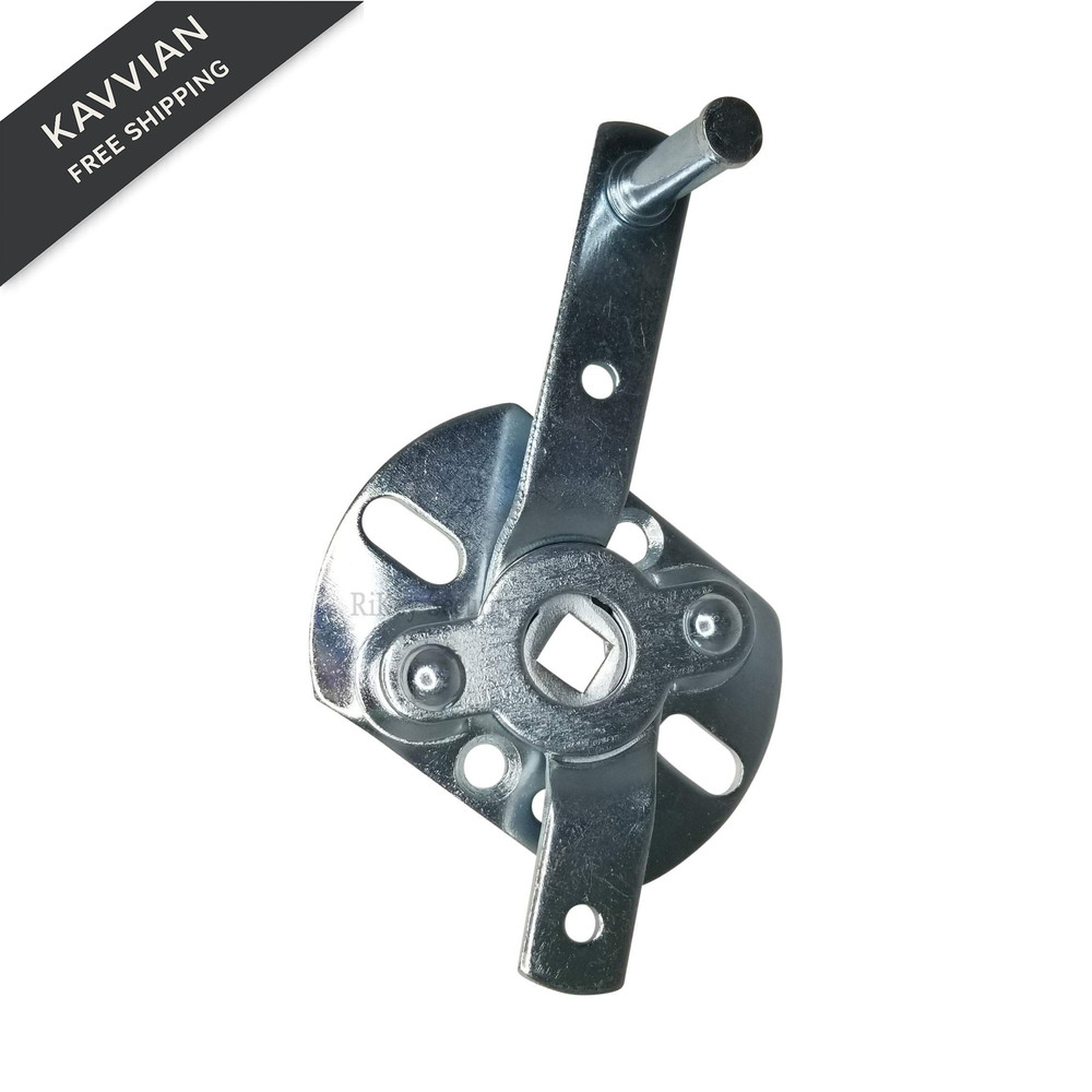 RI-KEY Security - Universal Garage Door Lock Kit with Spring Latch and Silver