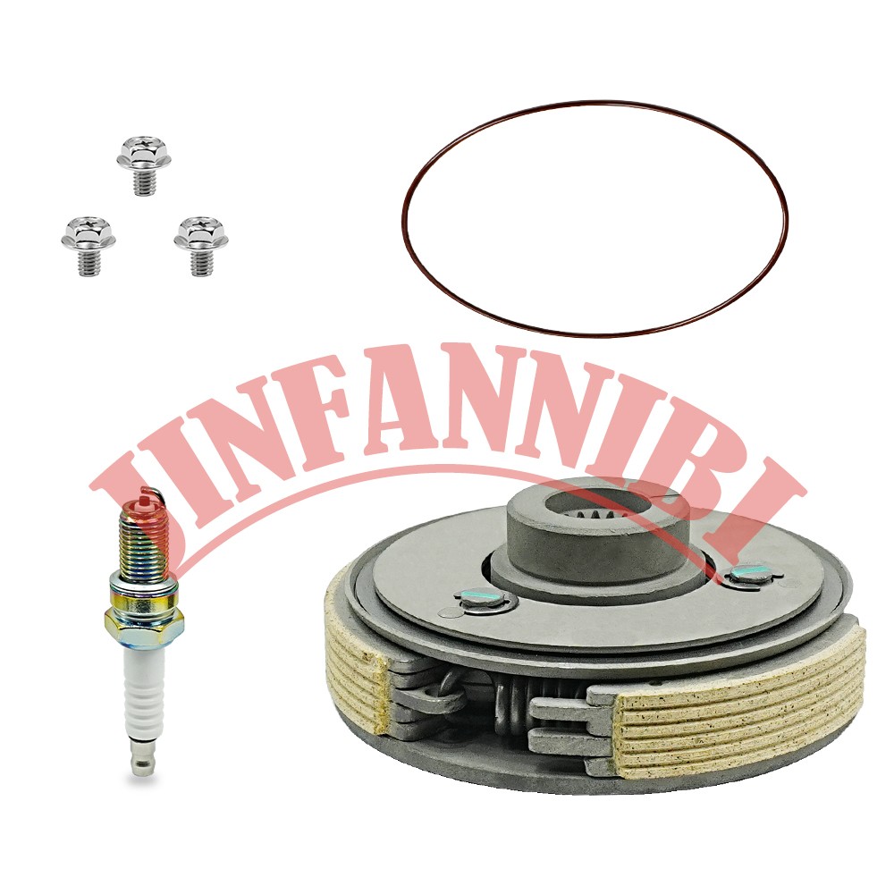 Wet Clutch Assembly Kit Set for Honda Recon 250 TRX250TM TRX250TE 2002-2023