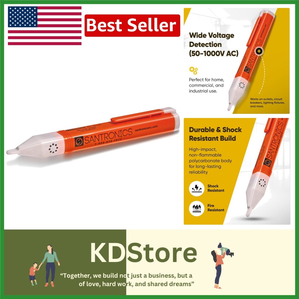 Ultimate AC Sensor: Compact Non-Contact Voltage Detector 50-1000VAC