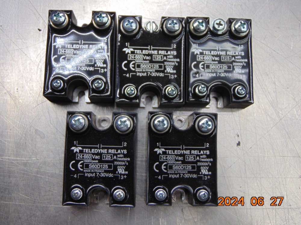 (1) TELEDYNE S60D125 RELAY