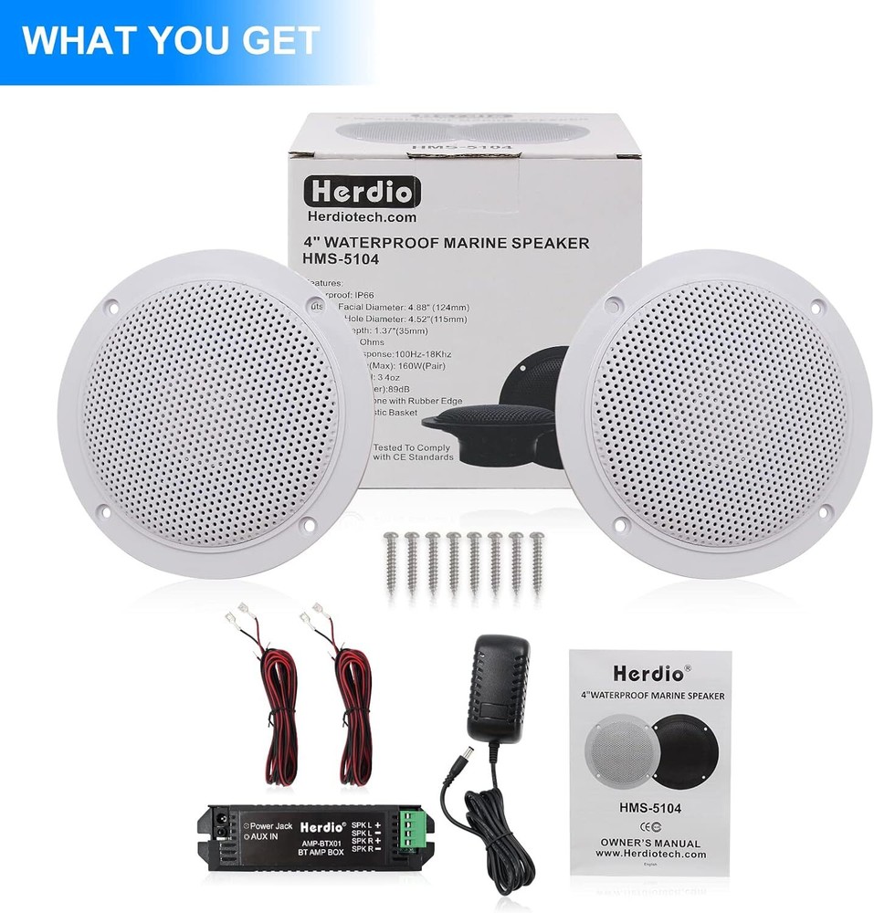 2 SPEAKER BATHROOM KITCHEN WIRELESS BLUETOOTH AMPLIFIER 2x4 INCH CEILING SPEAKER