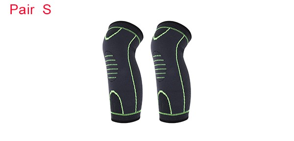 Fluorescent Lines Knee Pads Small Gray Black 1 Pc