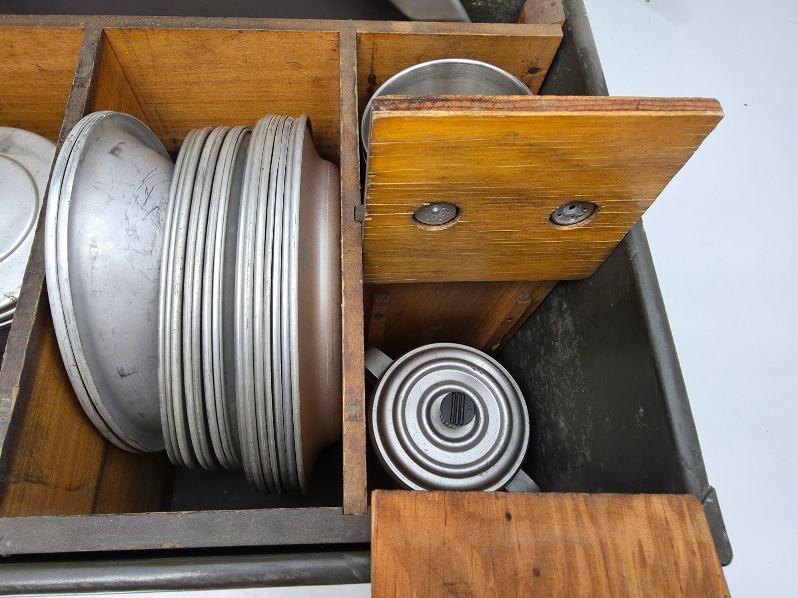 Vintage US Army Officers Mess Kit - Korean War Era 1950s