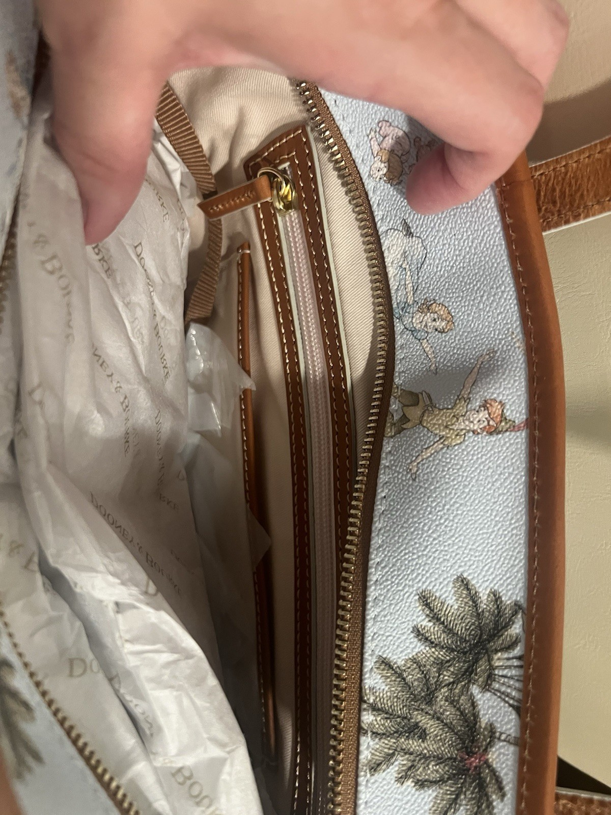 Disney Dooney & Bourke Peter Pan Tote NWT