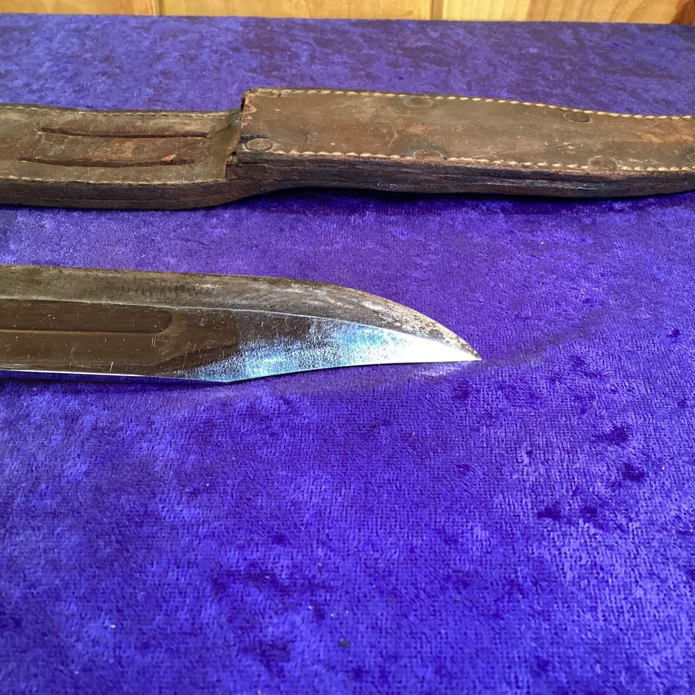 WW2 KBAR “COMMANDO” KNIFE W/ORIGINAL SHEATH - NICE RARE PIECE !!!