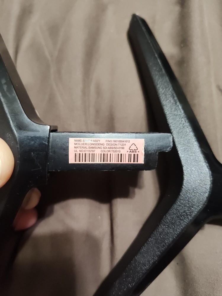 Samsung TV Base Assembly Set E115797 *NO SCREWS*