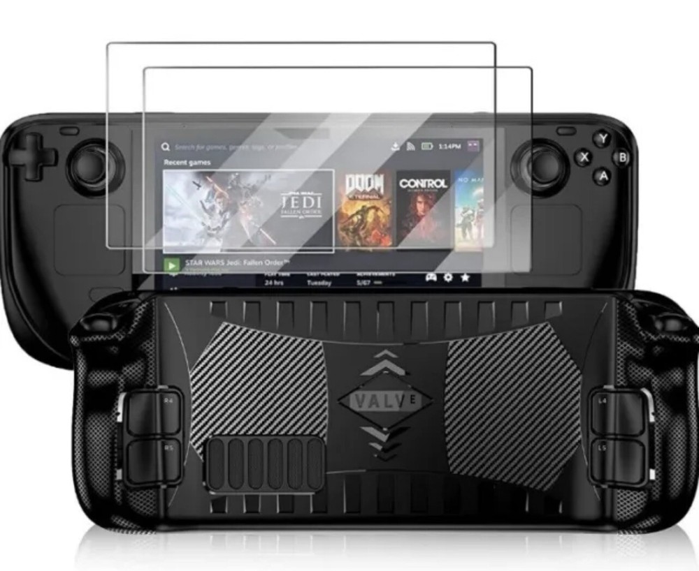 Steam Deck Case Stream Deck Case with Anti-Slip Particles, Compatible with Steam