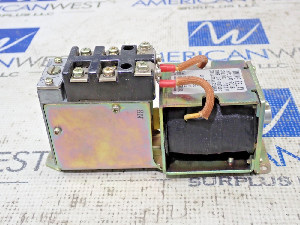 TEC SAT-201B Pneumatic Timing Relay 120V Coil