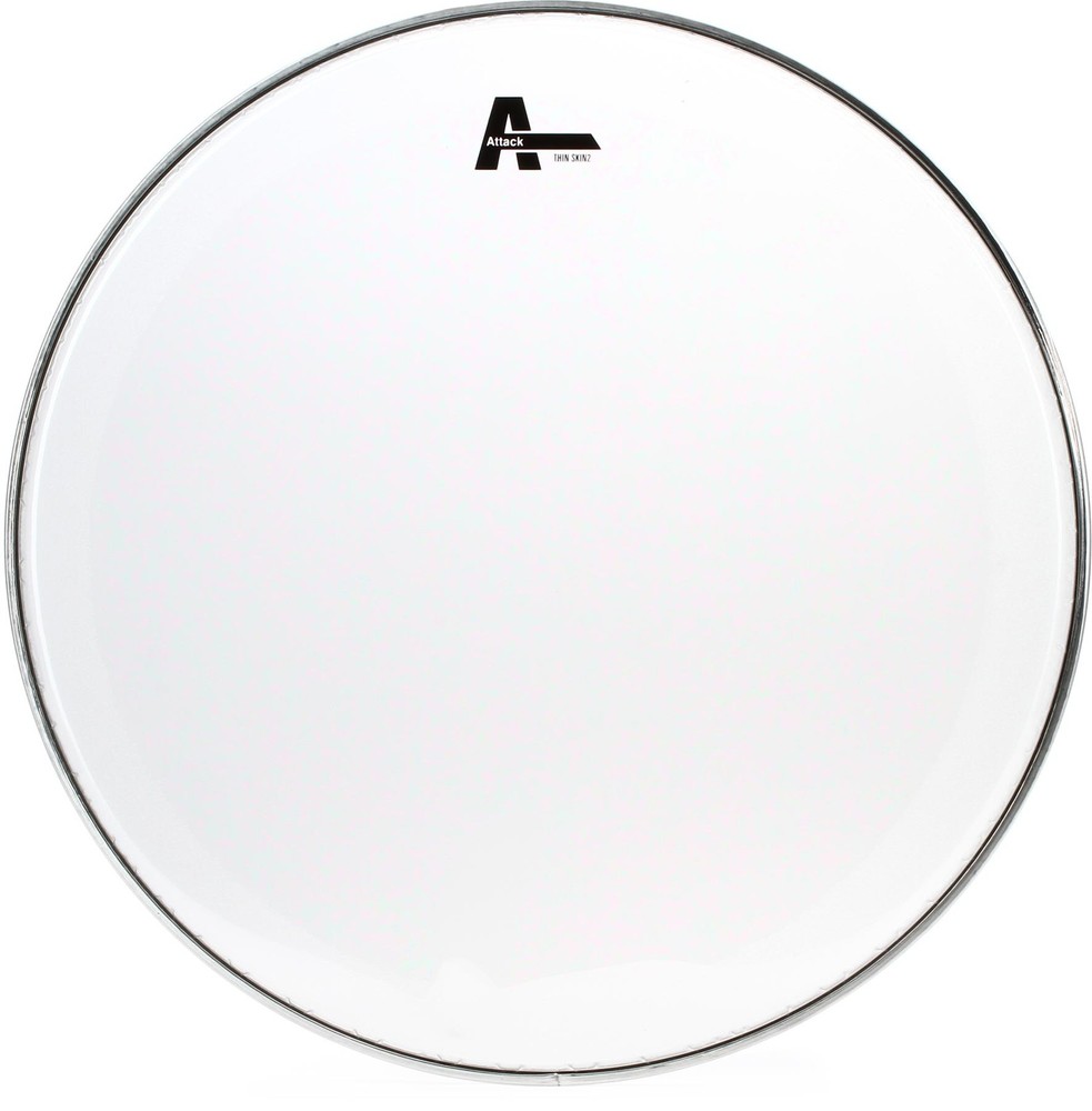 Attack Thin Skin 2 Clear Tom Drumhead - 16-inch (2-pack) Bundle
