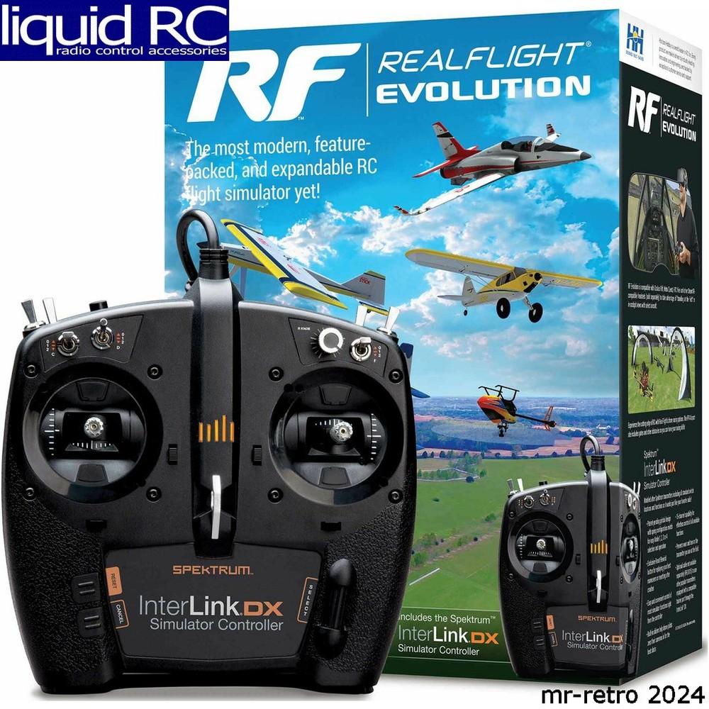 RealFlight 2000 Realflight Evolution RC Flight Sim W/ Interlink