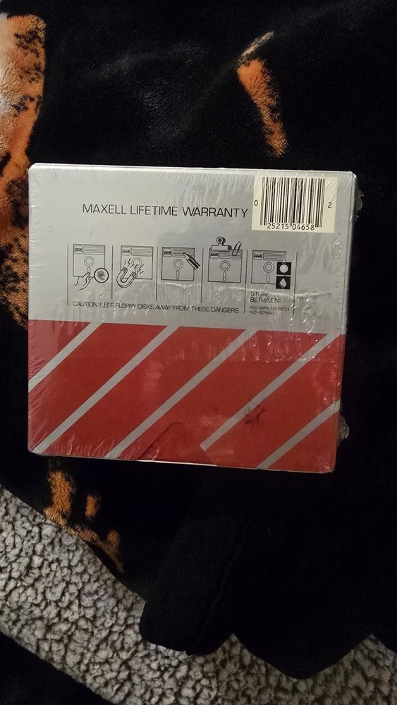 Maxell Mini Floppy Disk MD2-D Brand New Sealed 10 Pieces