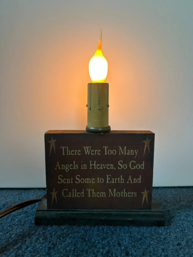 VERMONT BOBBIN COMPANY Small night light/ table light Vintage