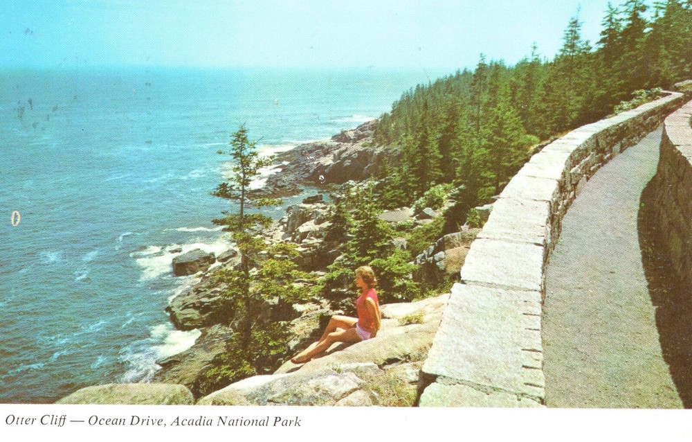VIEW FROM SUMMIT CLIFF, BAR HARBOR, ME - PC6391