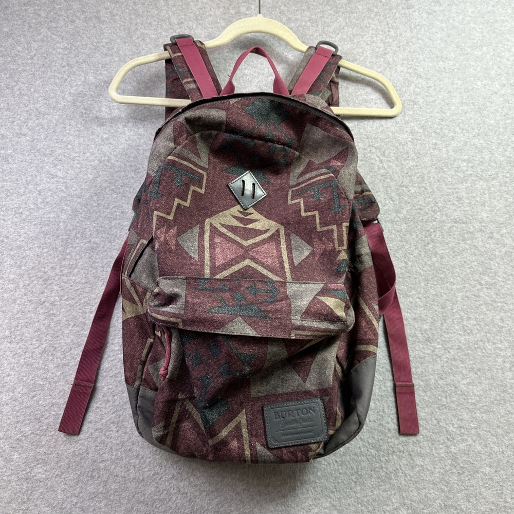 Burton Aztec Pattern Backpack Small Outdoor Gorpcore School Books