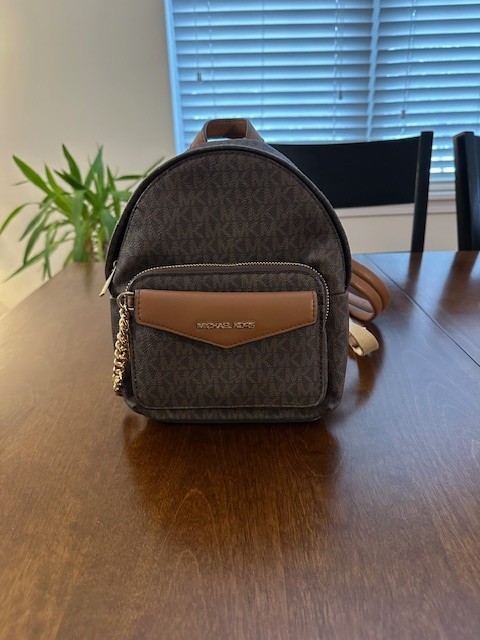 USED Michael Kors Backpack Brown Leather