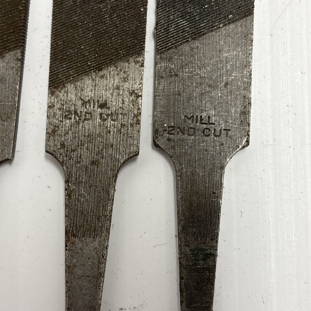 Nicholson Flat Files 5 Pc Mill Smooth USA Bastard