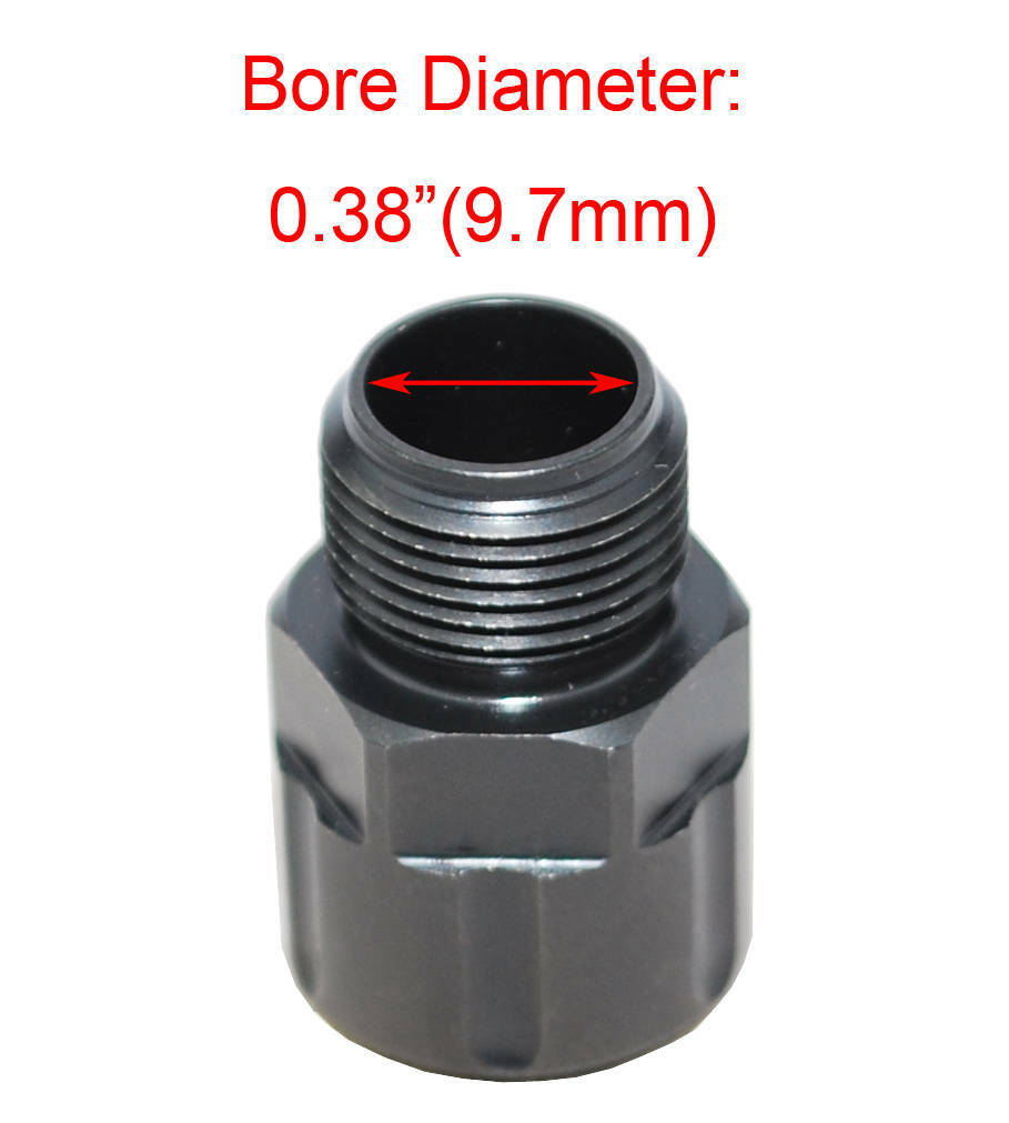 1/2x28 RH Female to 13.5x1 LH Male Converter- 1/2"x28 to 13.5"x1