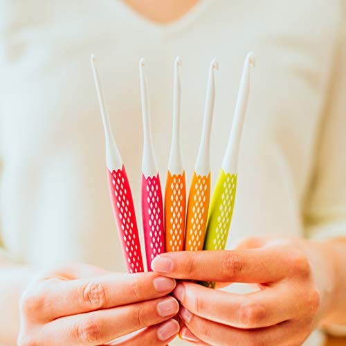 Ergonomics Crochet Small (E, G, 7, H, J) Hook Set