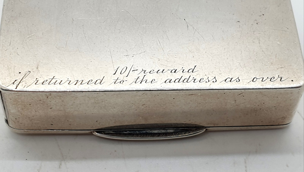 Victorian Solid Silver Slow Burn Vesta Case Match Holder Alexander Macrae 1871