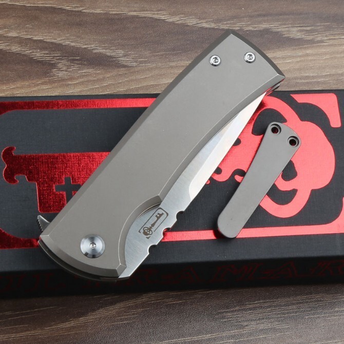 8'' New FoldingTools M390 Blade TC4 T4C Handle Camping Tools VTF107