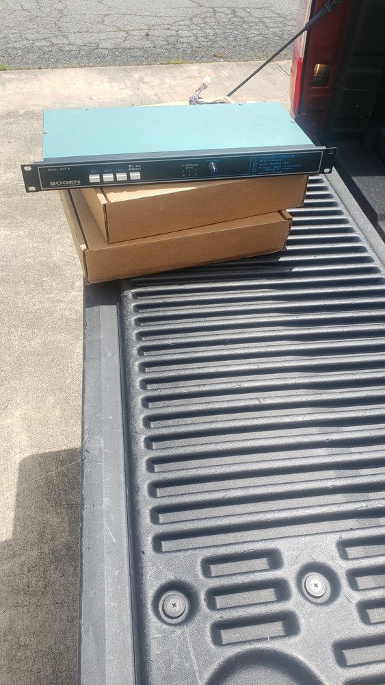 Bogen MCP B ntercom Control Unit With Rack Mount Whs3