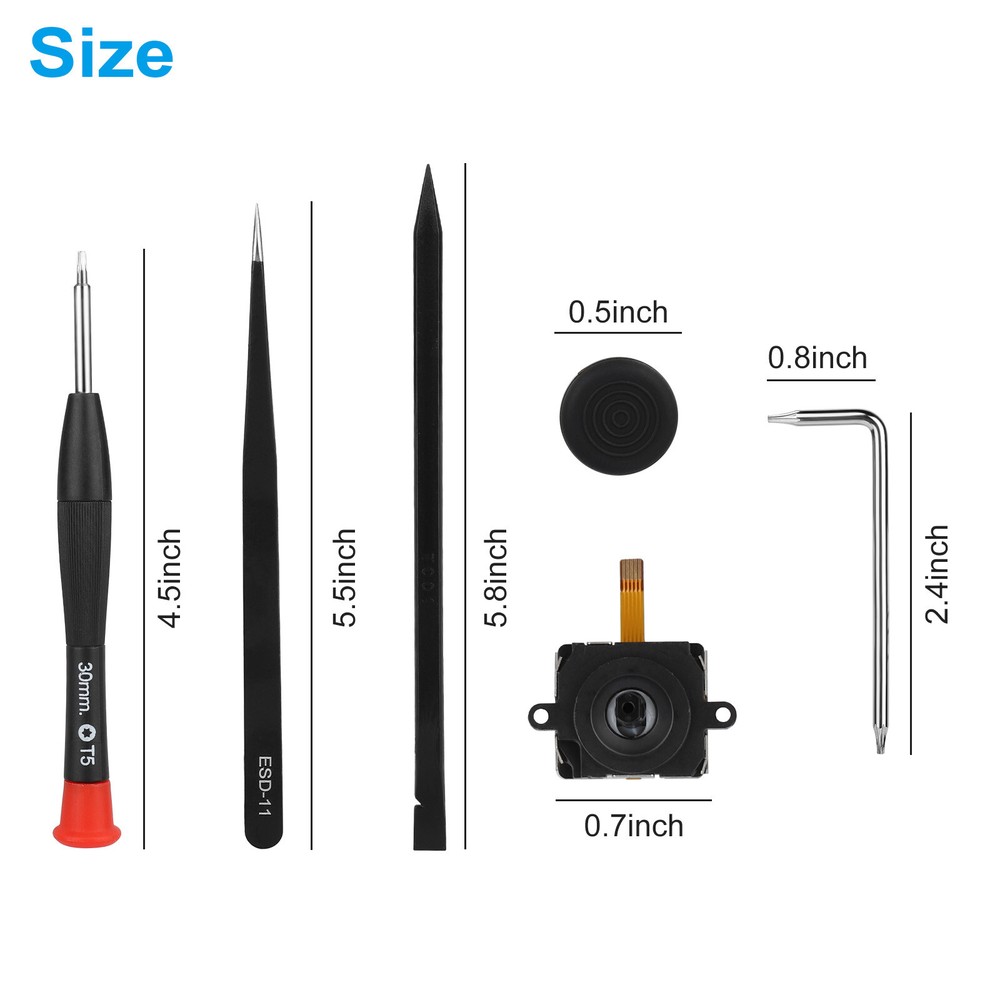 14in1 Analog Joystick Repair Replacement Kit for Oculus Quest 2 Touch Controller
