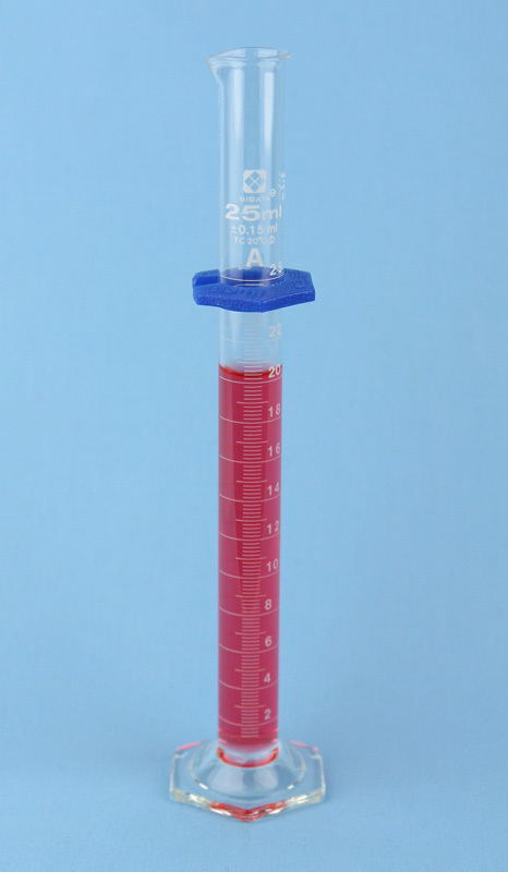 SIBATA 25 mL GRADUATED CYLINDER (CLASS A)