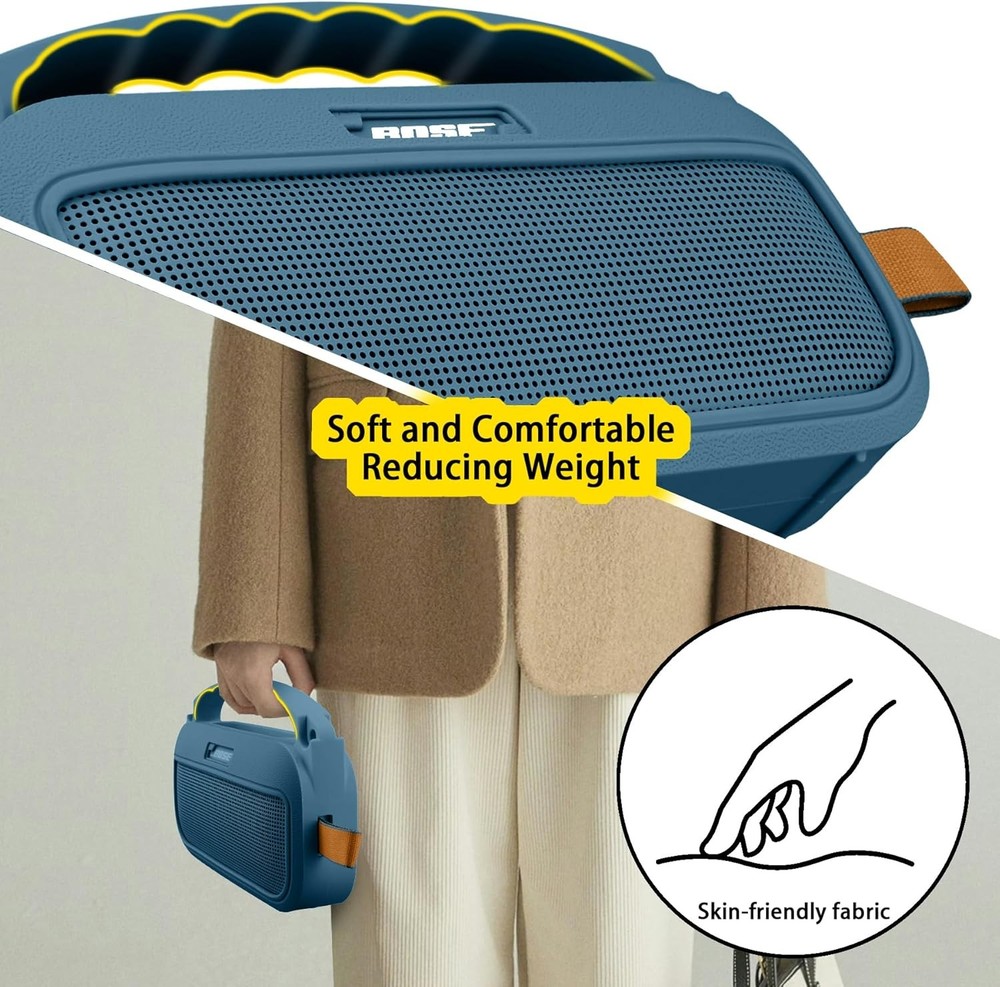 Silicone Speaker Protective Case Blue