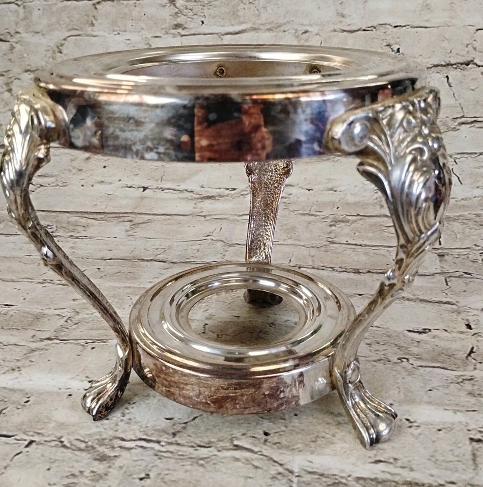 Sheridan Silver Plated Chafing Warmer Stand