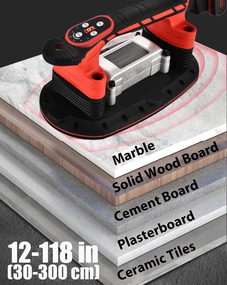 Cordless Tile Vibration Tool, 880LBS Handheld Automatic Tile Vibrating Leveling